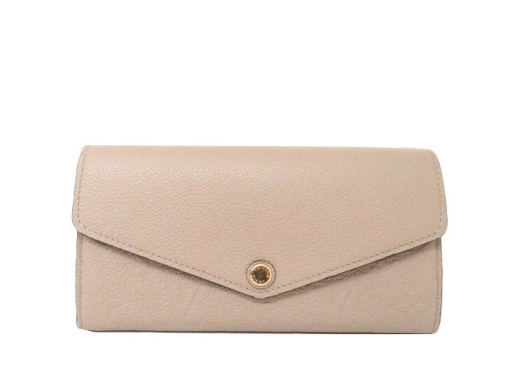 LOUIS VUITTON Portefeuille Sarah Monogram Empreinte Tourterelle